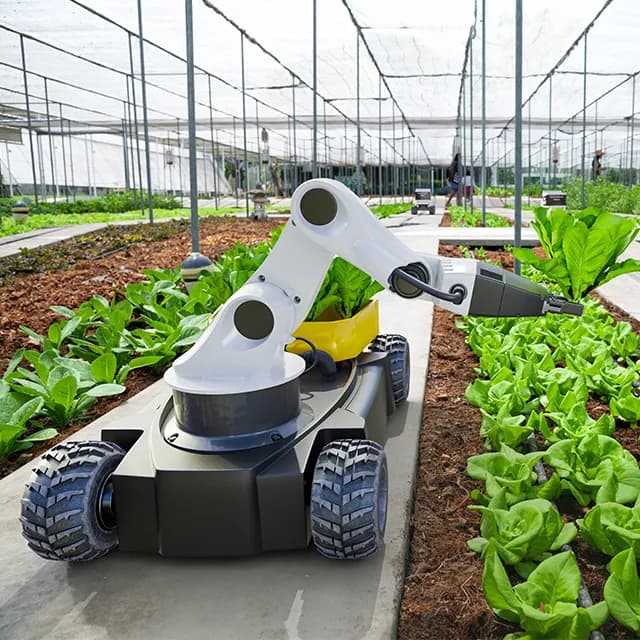 A robot farmer.