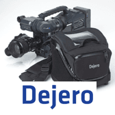 Caméra vidéo avec logo Dejero.