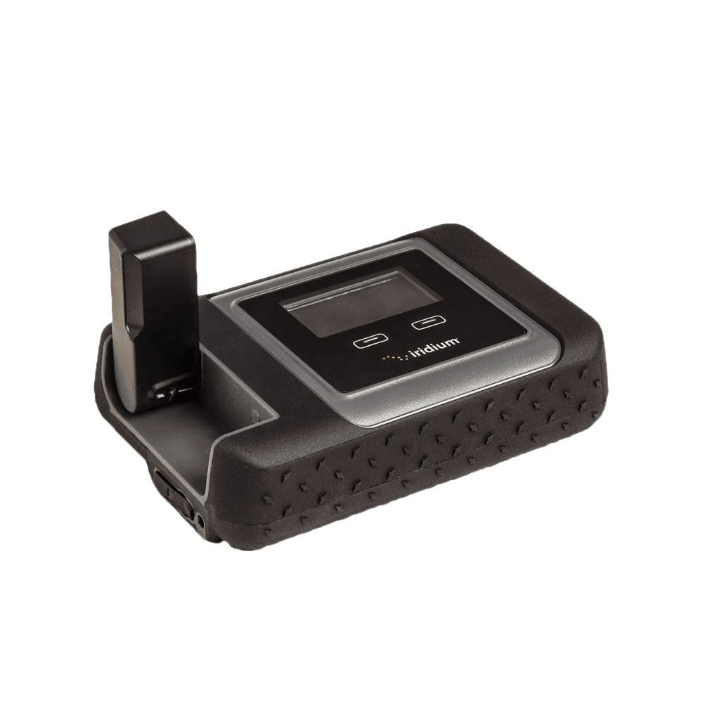Iridium GO! satellite Wi-Fi hotspot.