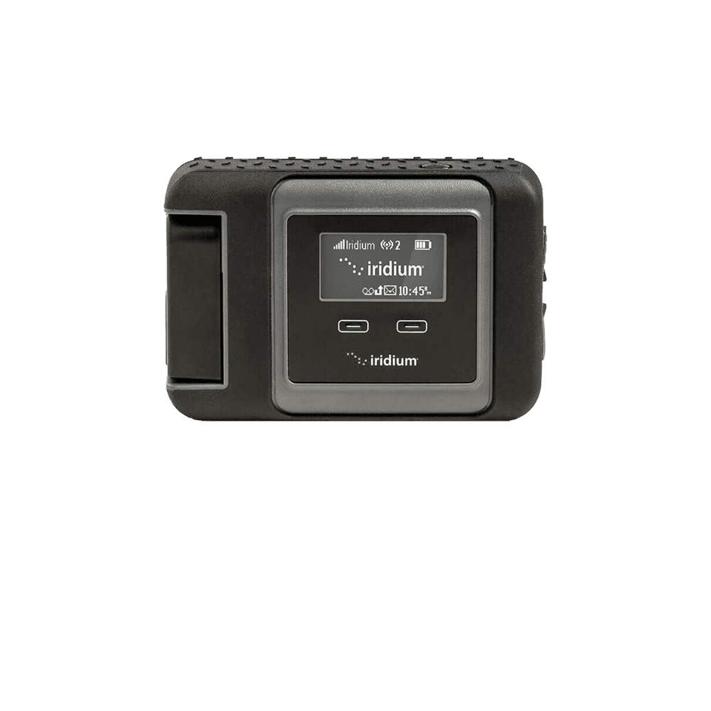 Iridium GO! satellite Wi-Fi hotspot.