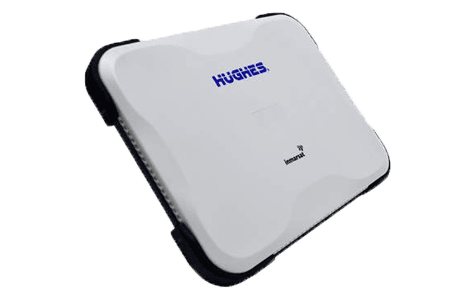 Hughes 9221 BGAN satellite terminal.