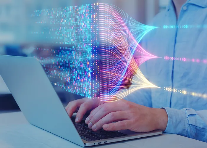 Connected laptop